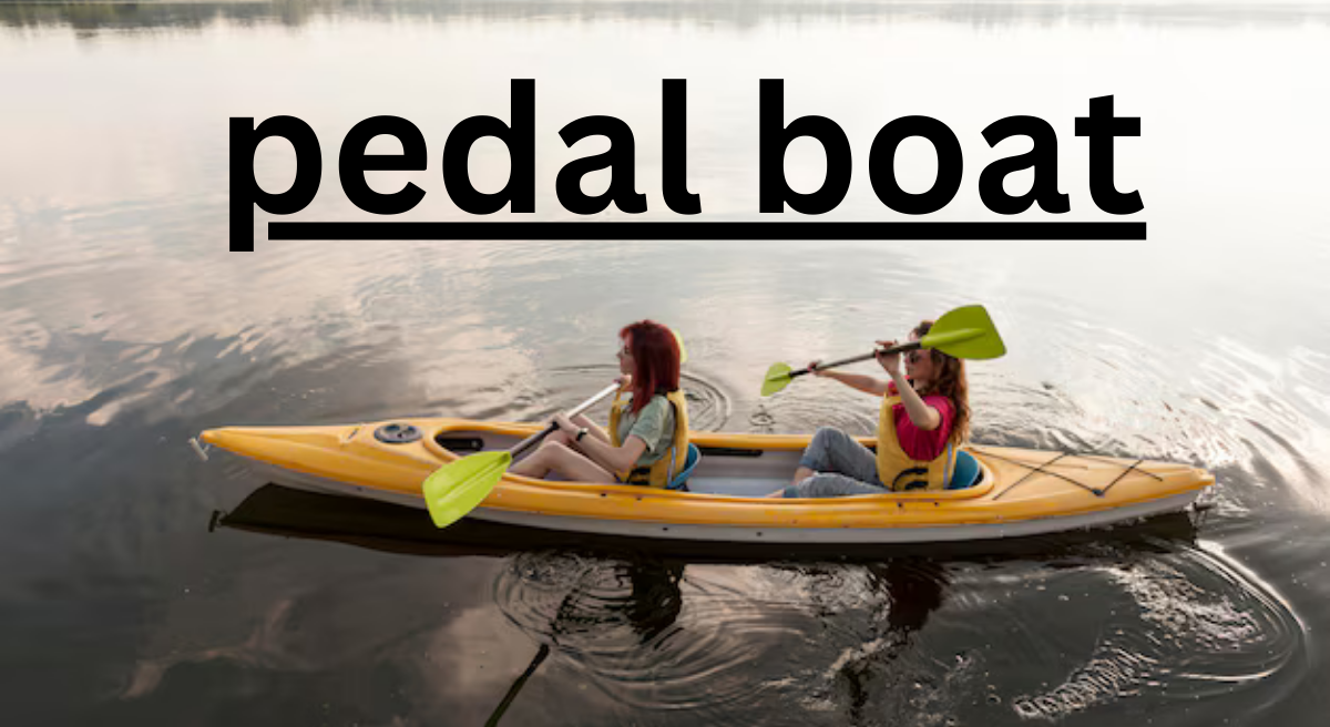 The Pedal Boat: A Sustainable and Fun Watercraft