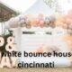 white bounce house